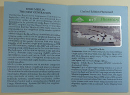 UK - BT - L&G - The Royal Navy - In The Air - EH1011 MERLIN - Limited Edition In Folder - 600ex - Mint - BT Emissioni Generali