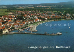 72598482 Langenargen Bodensee Fliegeraufnahme Mit Uferpromenade Langenargen - Langenargen