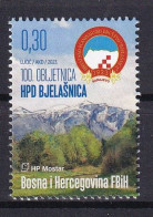 BOSNIA AND HERZEGOVINA  2023,POST MOSTAR,,BJELASNICA,MOUNTAIN,WIGNETTE,,MNH - Bosnië En Herzegovina