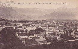 73065 01 28#2 - CHAMBERY - VUE GENERALE ET LES MONTAGNES DES BAUGES - Chambery