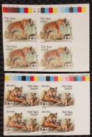 Blocks 4 Of Vietnam Viet Nam MNH Imperf Stamps 2022 : Indochinese Tiger Panthera Tigris / Big Cat (Ms1162) - Viêt-Nam
