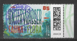 BRD 2024   Mi.Nr. 3828 , EUROPA CEPT Unterwasser Fauna + Flora - Nassklebend - Gestempelt / Fine Used / (o) - Oblitérés
