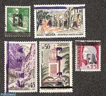 Algeria 1962 Republic EA Overprints 5v, Mint NH - Unused Stamps