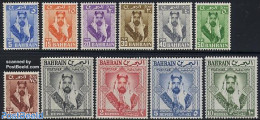 Bahrain 1960 Definitives 11v, Unused (hinged) - Bahrain (1965-...)