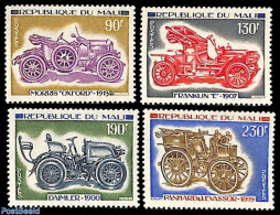 Mali 1975 Automobiles 4v (Morris,Franklin,Daimler,Panhard), Mint NH, Transport - Automobiles - Cars