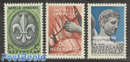 Netherlands 1937 World Jamboree (Vogelenzang) 3v, Unused (hinged), Sport - Scouting - Unused Stamps