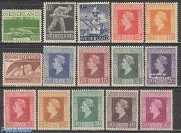 Netherlands 1944 Liberation 15v, Mint NH, History - Transport - Militarism - World War II - Aircraft & Aviation - Ship.. - Unused Stamps