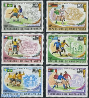 Upper Volta 1974 Football Games Germany 6v, Mint NH, Sport - Football - Other & Unclassified