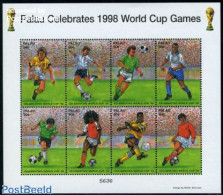 Palau 1998 World Cup Football 8v M/s, Mint NH, Sport - Football - Other & Unclassified