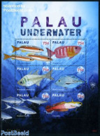 Palau 2009 Fish 6v M/s, Mint NH, Nature - Fish - Poissons