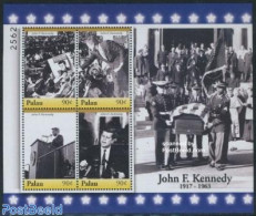 Palau 2007 J.F. Kennedy 4v M/s, Mint NH, History - American Presidents - Autres & Non Classés