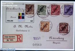 Palau 1999 IBRA S/s, Mint NH, Stamps On Stamps - Postzegels Op Postzegels