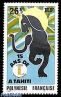 French Polynesia 1975 Lions Club 1v, Mint NH, Various - Lions Club - Unused Stamps