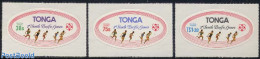 Tonga 1975 On Service, South Pacific Games 3v, Mint NH, Sport - Sport (other And Mixed) - Sonstige & Ohne Zuordnung