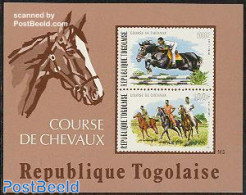 Togo 1974 Arab Horses S/s, Mint NH, Nature - Horses - Togo (1960-...)