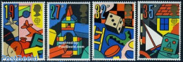 Great Britain 1989 Europa, Children Games 4v, Mint NH, History - Sport - Transport - Various - Europa (cept) - Chess -.. - Neufs