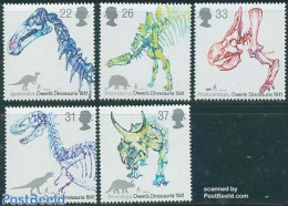 Great Britain 1991 Prehistoric Animals 5v, Mint NH, Nature - Prehistoric Animals - Other & Unclassified