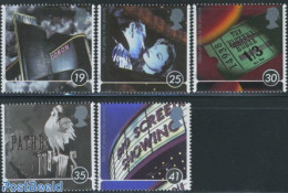 Great Britain 1996 Cinema 5v, Mint NH, Nature - Performance Art - Poultry - Film - Other & Unclassified