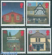 Great Britain 1997 Post Offices 4v, Mint NH, Mail Boxes - Post - Art - Architecture - Other & Unclassified