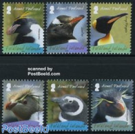 Falkland Islands 2008 Penguin 6v, Mint NH, Nature - Birds - Penguins - Sonstige & Ohne Zuordnung