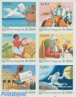 France 1998 Letters In Time 6v S-a, Mint NH, History - Knights - Art - Comics (except Disney) - Nuevos