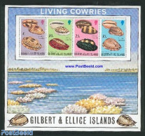 Gilbert And Ellice Islands 1975 Shells S/s, Mint NH, Nature - Shells & Crustaceans - Vie Marine