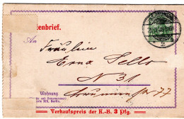 64509 - Deutsches Reich - 1911 - 5Pfg Germania PGAKtenBf "Anzeigen" Als OrtsBf CHARLOTTENBURG - Briefe U. Dokumente