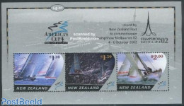 New Zealand 2002 Stampshow Melbourne S/s, Mint NH, Sport - Transport - Sailing - Philately - Ships And Boats - Nuovi