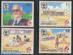 Eswatini/Swaziland 1989 Red Cross 4v, Mint NH, Health - Red Cross - Red Cross