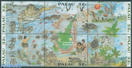 Palau 1995 Turtles 6v [++], Mint NH, Nature - Reptiles - Turtles - Sonstige & Ohne Zuordnung