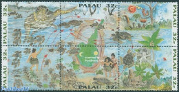 Palau 1995 Turtles 6v [++], Mint NH, Nature - Reptiles - Turtles - Autres & Non Classés