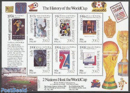 Palau 2001 World Cup Football History 6v M/s, Argentina, Mint NH, Sport - Football - Art - Modern Art (1850-present) - Autres & Non Classés