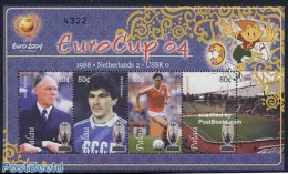 Palau 2004 EC Football 4v M/s, Rinus Michels, Mint NH, History - Sport - Netherlands & Dutch - Football - Aardrijkskunde
