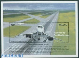 Palau 1995 Concorde S/s, Mint NH, Transport - Concorde - Aircraft & Aviation - Concorde