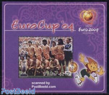 Palau 2004 EC Football S/s, Netherlands, Mint NH, History - Sport - Netherlands & Dutch - Football - Géographie