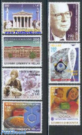 Greece 2001 Mixed Issue 7v, Mint NH, Science - Various - Education - Banking And Insurance - Money On Stamps - Art - M.. - Ongebruikt