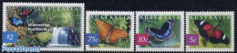 Australia 2004 Butterflies 4v, Mint NH, Nature - Butterflies - Water, Dams & Falls - Unused Stamps