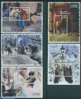 New Zealand 2005 Narnia 5 S/s, Mint NH, Nature - Performance Art - Cat Family - Horses - Film - Art - Science Fiction - Ongebruikt