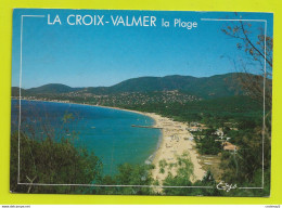 83 LA CROIX VALMER Vers Cavalaire Vue D'ensemble De La Plage En 1987 - Cavalaire-sur-Mer
