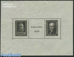 Poland 1928 Stamp Exposition S/s, Mint NH, Philately - Neufs