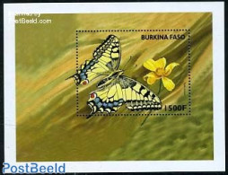 Burkina Faso 1998 Papillo Machaon S/s, Mint NH, Nature - Butterflies - Flowers & Plants - Sonstige & Ohne Zuordnung