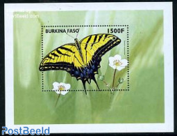 Burkina Faso 1998 Pterounus Multicaudat S/s, Mint NH, Nature - Butterflies - Flowers & Plants - Sonstige & Ohne Zuordnung