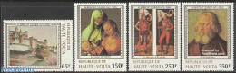 Upper Volta 1978 Albrecht Durer 450 Death Anniversary 4v, Mint NH, Art - Dürer, Albrecht - Paintings - Sonstige & Ohne Zuordnung