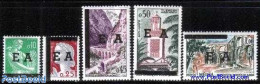 Algeria 1962 EA Overprints 5v, Mint NH - Ongebruikt