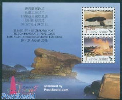 New Zealand 2005 Expo Taipei S/s, Mint NH, History - Nature - Geology - Sea Mammals - Philately - Ungebraucht