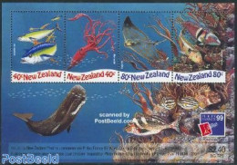 New Zealand 1999 Philexfrance S/s, Fish, Mint NH, Nature - Fish - Philately - Unused Stamps