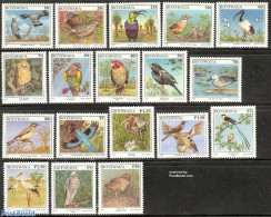 Botswana 1997 Definitives, Birds 18v, Mint NH, Nature - Birds - Hummingbirds - Storks - Botswana (1966-...)