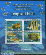 Palau 2007 Tropical Fish 4v M/s, Mint NH, Nature - Fish - Poissons