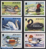 Jersey 2004 Ducks & Swans 6v, Mint NH, Nature - Birds - Ducks - Jersey