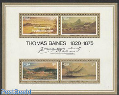 South Africa 1975 Thomas Baines S/s, Mint NH, Art - Paintings - Ongebruikt